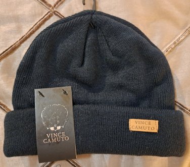 VINCE CAMUTO Navy Beanie