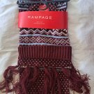 RAMPAGE 2 Piece Set Knit Beanie & Scarf New Item