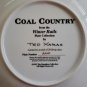 Decorative Train Plate Winter Rails Winter Coal Country from The Plate Collection by Ted Xaras