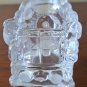 Gorham Lead Crystal North Pole Express Santa Train Votive Candle Holder