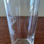 Tall Water Glasses W/ Steam Train Professionally Etched Into Glass 5-3/4"