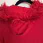 CHARLOTTE RUSSE Women's Size L Red Sweater Zip Up