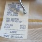 PETER POPOVITCH Women's Beige/Gold Stripes Size L Top