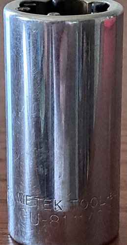 VINTAGE METEK Spline Socket 3/8" Drive GU 81