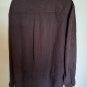 Consensus Luxury Faux Suede Button Front Shirt Men's size XXL Brown Pre-Owned
