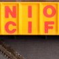 VINTAGE TYCO UNION PACIFIC UP 2923 CUSHIONED LOAD GONDOLA - HO Scale
