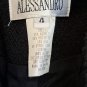 ALESSANDRO Women's Size 4 Black Jacket
