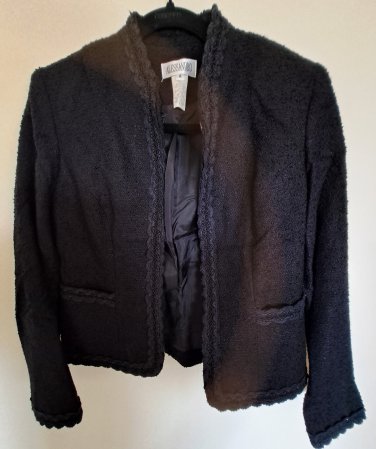 ALESSANDRO Women's Size 4 Black Jacket