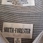 SMITH-FORESTER Men's Grey Cuff Linked Dress Shirt 17 x 34/35 Pre-Owned (Like New)