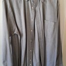 SMITH-FORESTER Men's Grey Cuff Linked Dress Shirt 17 x 34/35 Pre-Owned (Like New)