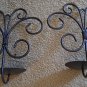 Ornate Candle Wall Sconces Set Of 2