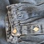 AUGUST MAX WOMEN Blue Jean Size 1X Blouse/Jacket Pre-Owned (Like New)