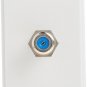 Leviton 40681-W F Connector Decora Insert,Aluminum, White