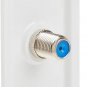 Leviton 40681-W F Connector Decora Insert,Aluminum, White