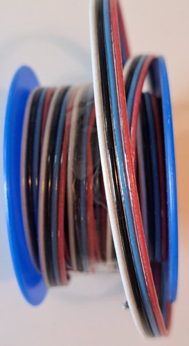 Rainbow Line Model Power 4 Wire NEW White, Black, Blue & Red