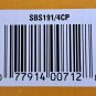 Brand New - Bostitch SBS191/4CP 1/4" Premium Standard Staples, 5000/Box