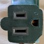 Heavy-Duty Grounded Triple Tap Green Adapter