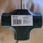 Heavy-Duty Grounded Triple Tap Green Adapter