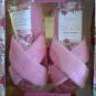 Brompton & Langley 4 Piece Luxury Slipper Set (Slippers, Lotion, Soak) New