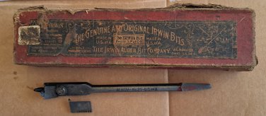Vintage IRWIN NO. 21 EXPANSIVE AUGER BIT IN ORIGINAL BOX