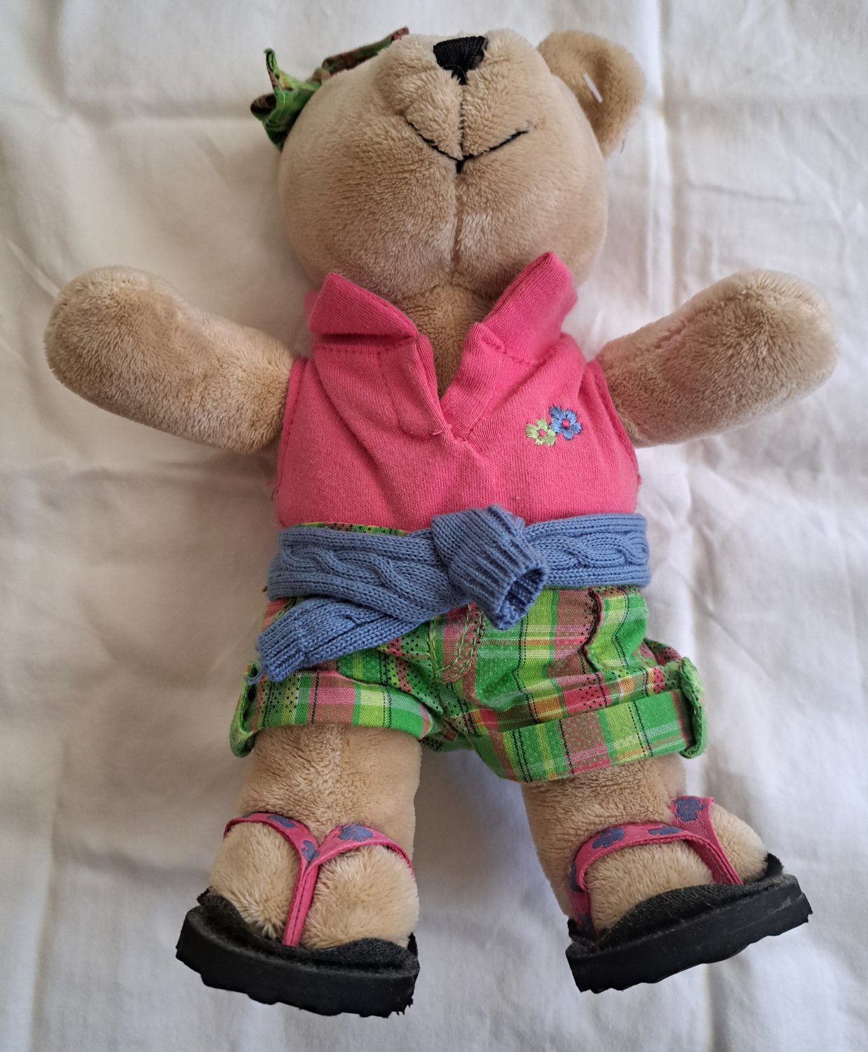 Starbucks 62nd Edition Bearista Bear Preppy Summer Vacation Girl Bear Plush 2007