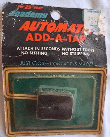 NEW! Academy The Original AUTOMATIC ADD-A-TAP For #18 Flat Cord