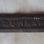 Vintage Dunlap V Forged in USA Open End Wrench, 5/8" x 11/16"