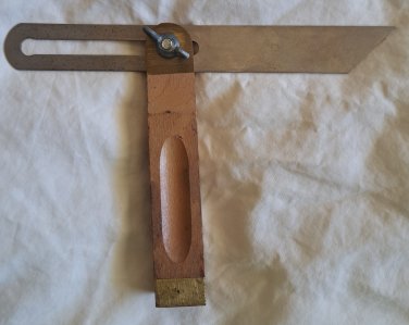 Vintage Carpentry Squares Adjustable Carpentry Square Bevel Gauge Angle Pre-owned
