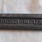 Vintage Dunlap Forged in USA Open End Wrench, 3/8" x 7/16"