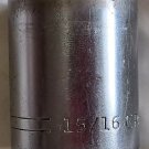Vintage Craftsman (V) 15/16” 12 Point 1/2” Drive Socket! Vintage Craftsman (V) 15/16” 12 Point 1/2” Drive Socket!