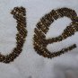 'Love is Love' Beaded Square Throw Pillow Cream: Edie@Home, Velvet Oyster