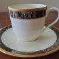 Mikasa Royal Glimmer Footed Cup & Saucer Set