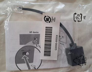 Genuine HP 2-Wire Phone Cord Adapter Q3093-80004 Adaptor