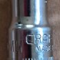 Vintage Craftsman 6MM 6 Point 1/4" Drive Shallow Socket (G 43502) USA