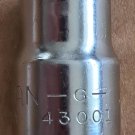 Vintage Craftsman 3/8" SAE, 6 Point 3/8" Drive Shallow Socket (G-43001) USA