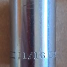 Vintage Craftsman 11/16" SAE, 12 Point 1/2" Drive Shallow Socket (V) Vintage Craftsman 11/16" SAE, 12 Point 1/2" Drive Shallow Socket (V)