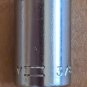 Vintage Craftsman 3/8" SAE, 12 Point 1/4" Drive Shallow Socket (V)