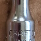 Vintage Craftsman 5/32" SAE, 6 Point 1/4" Drive Shallow Socket (G-43481) USA