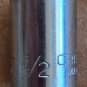 Vintage Craftsman 1/2" SAE, 12 Point 3/8" Drive Shallow Socket (V-44333) USA