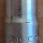 Vintage Craftsman 9/16" SAE, 12 Point 1/2" Drive Shallow Socket (V)