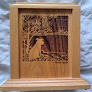 Things Remembered Solid Wood Home Again Dog Display Keepsake 7-1/2"x7-1/2"x4-1/2