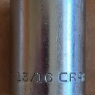 Vintage Craftsman 13/16" SAE, 12 Point 1/2" Drive Shallow Socket (V)
