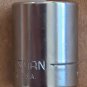 Vintage Craftsman 1/2" SAE 12 Point 1/4" Drive Shallow Socket (G-43607)