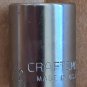Vintage Craftsman 1/2" SAE 12 Point 1/4" Drive Shallow Socket (G-43607)