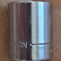 Vintage Craftsman 1/2" SAE 12 Point 1/4" Drive Shallow Socket (G-43607)