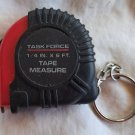 Vintage Task Force 1/4 IN. x 6 FT. Key Chain Tape Measure
