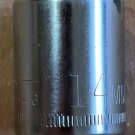 Vintage Craftsman 14MM Shallow Socket, 3/8" Drive 6 Point (G-43546) USA