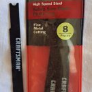 Craftsman High Speed Steel Sabre Saw Blade Fine Metal Cutting 5-Qty