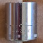 Vintage CRAFTSMAN Shallow Socket, Metric, 3/8" Drive, 15mm, 12-Point (G-44306)