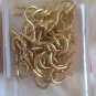 35254 Cup Hooks, 7/8-Inch, Brass, 41-Pack